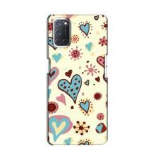 Чехлы для любимой на OPPO A52 (VPrint) (Сердечки)