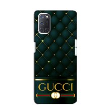 Чохли  GUCCI для Оппо А52 (AlphaPrint) – Текстура Гуччі