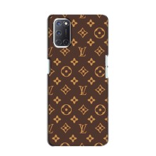 Чохли Луі Вітон для Oppo A52 (AlphaPrint - LOUIS VUITTON) (фон LOUIS VUITTON)