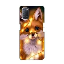 Чохли з картинкою Лисичка для Oppo A52 (VPrint) (Лисичка в гірляндах)
