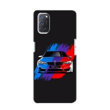 Чехол BMW для Оппо А52 – Цветная БМВ