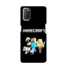 Чохол Майнкрафт на Oppo A52 (AlphaPrint) Minecraft (герої Minecraft)