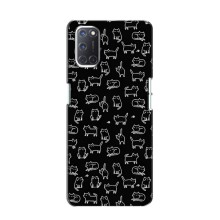 Чехол с принтом для Oppo A52 (AlphaPrint) Модные коты – Меленькие котики