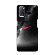 Чохол для Oppo A52 - з принтом Найк (AlphaPrint) (Найк червоний)