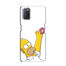 Чjхол з Сімпсонами для Oppo A52 (VPrint) (Гомер з пончиком)