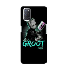 Чехол Супергерои Марвел на Оппо А52 (Groot)