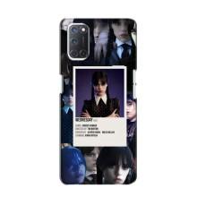 Чохли Венсдей на Oppo A52 Уенсдей (AlphaPrint) (колаж Венздей)