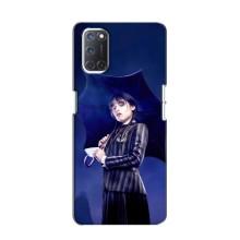 Чохли Венсдей на Oppo A52 Уенсдей (AlphaPrint) (Венздей з парасолькою)