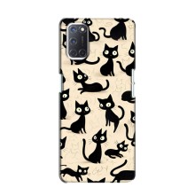 Чехол с рисунком кот на Oppo A52