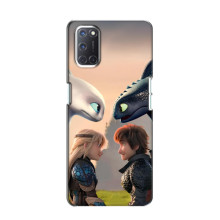 Чехол как приручить дракона на Oppo A52 – Гикавка и Астрид