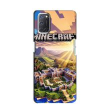 Чехол с картинками Майнкрафт для Оппо А52 (Minecraft)