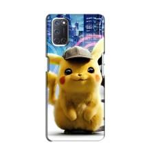 Чехол с Пикачу на Oppo A52 – Пикачу в городе