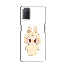 Чохол з принтом Лабубу для Oppo A52 – Бежевий Лабубу