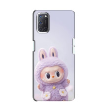 Чохол з принтом Лабубу для Oppo A52 – Фіолетовий Лабубу