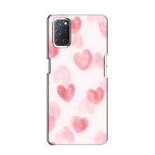 Чехол с розовым рисунком для Oppo A52