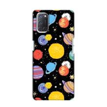 Космічні Чохли для OPPO A52 (VPrint) (Намальовані планети)