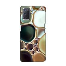 Мраморний чехол на Oppo A52 (VPrint) (Радужний Мрамор)