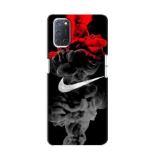 Силиконовый Чехол на Oppo A52 с картинкой Nike (Nike дым)