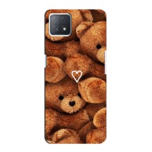 Чехлы Мишка Тедди для Оппо А53 (5G) – Плюшевый медвеженок
