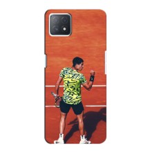 Чехлы с принтом Спортивная тематика для Oppo a53 (5G) – Алькарас Теннисист