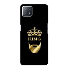 Чохол (Корона на чорному фоні) для Оппо А53 (5G) – KING