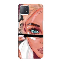 Чехол с печатью для Oppo a53 (5G) - (Мода) (AlphaPrint) – Макияж