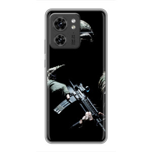 Чехол с украинским воином на OPPO A53 5g – Украинский снайпер