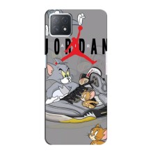 Силіконовый Чохол Nike Air Jordan на Оппо А53 (5G) (Air Jordan)