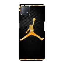 Силиконовый Чехол Nike Air Jordan на Оппо А53 (5G) (Джордан 23)