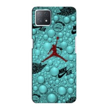 Силиконовый Чехол Nike Air Jordan на Оппо А53 (5G) – Джордан Найк