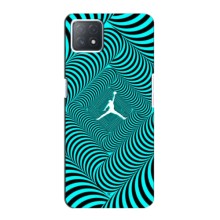 Силиконовый Чехол Nike Air Jordan на Оппо А53 (5G) (Jordan)