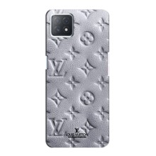 Текстурный Чехол Louis Vuitton для Оппо А53 (5G) – Белый ЛВ
