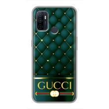Чехлы ГУЧЧИ для Оппо А53 (AlphaPrint) (Текстура Гуччи)