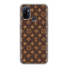 Чохли Луі Вітон для Oppo A53 (AlphaPrint - LOUIS VUITTON) (фон LOUIS VUITTON)