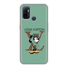 Чохли Луі Вітон для Oppo A53 (AlphaPrint - LOUIS VUITTON) (Міккі Маус LV)