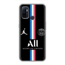 Чехлы PSG для Oppo A53 (AlphaPrint) (футболка ПСЖ)