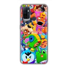 Чехлы Brawl Stars для Oppo A53 (AlphaPrint)