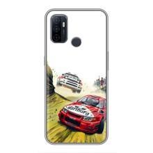 Чехлы с Машинами на Оппо А53 (VPrint) (Гоночные Тачки)