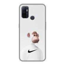 Чехлы с Обезьянами NFT для Oppo A53 (AlphaPrint) (обезьяна NFT Nike)