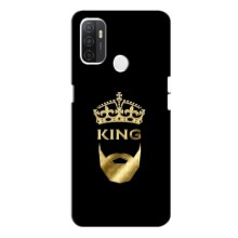 Чехол (Корона на чёрном фоне) для Оппо А53 – KING