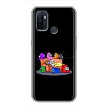 Чехол Амонг Ас для Oppo A53 (AlphaPrint) (Амонг-ас)