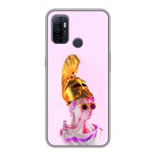 Чехол с Прикольным принтом на Oppo A53 (АРТ Статуя)
