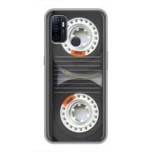 Чехол с Прикольным принтом на Oppo A53 (Кассета магнитофона)