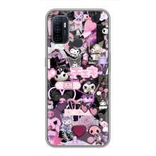 Чехол с кроликом Куроми на Oppo A53 – Коллаж Куроми