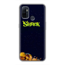 Чохол з мультфільмом Шрек на Oppo A53 – Шрек лого