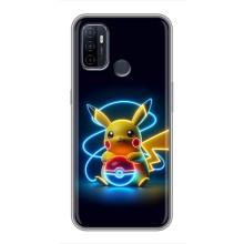 Чехол с Пикачу на Oppo A53 – Покемон