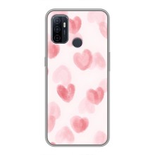 Чехол с розовым рисунком для Oppo A53