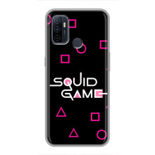 Чохол Гра в кальмара для Oppo A53 – Лого гра кальмара