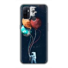 Космические Чехлы для Оппо А53 (VPrint) (Планеты шарики)