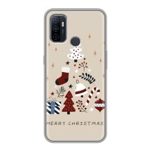 Різдвяні Чохли для Oppo A53 (VPrint) (Merry Christmas)